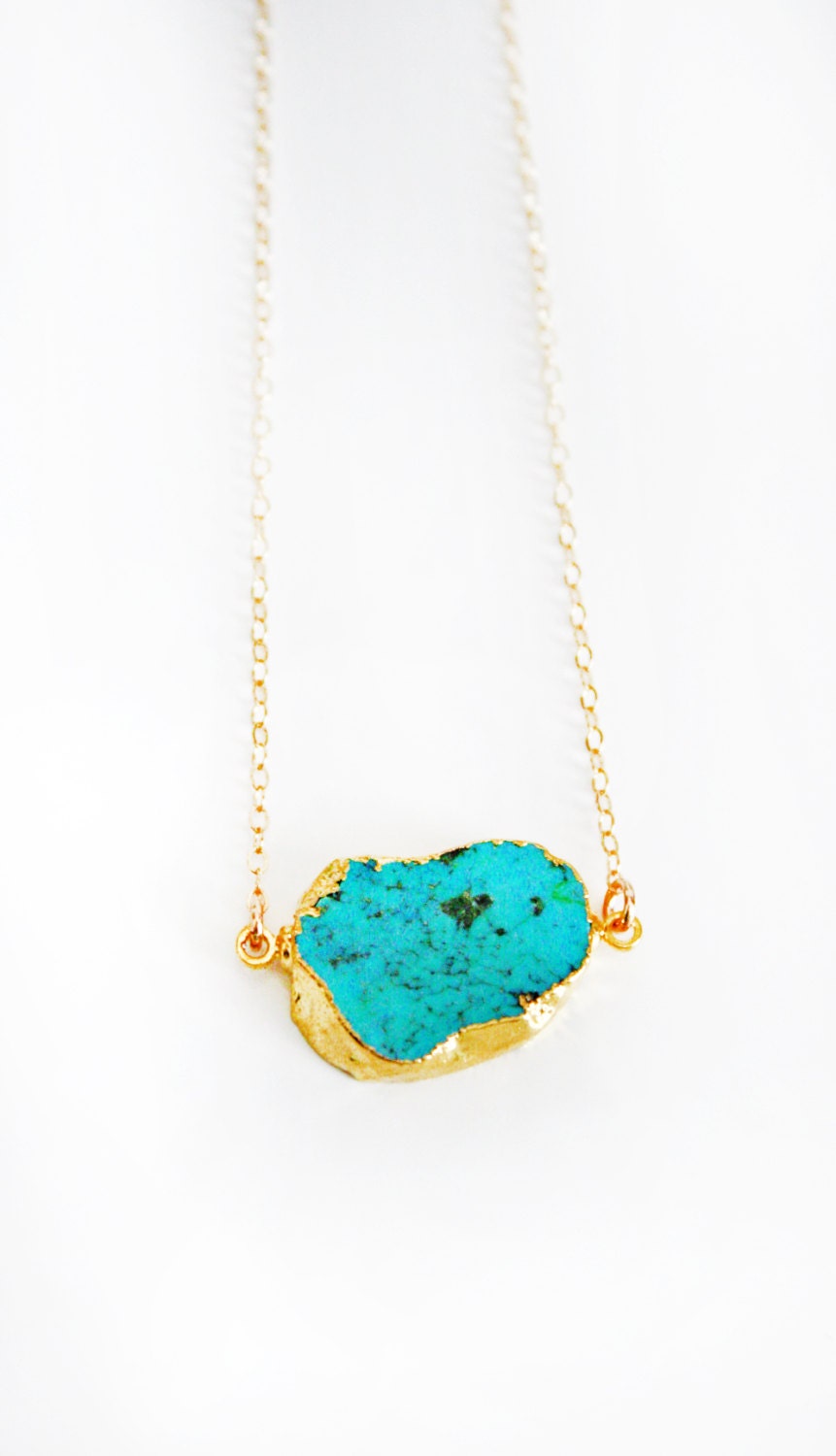 Raw Turquoise Necklace