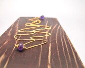 February Birthdays/ Gemstone Necklace for February/ Amethyst Gemstone Birthstone Necklace
