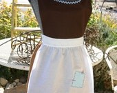 CINDERELLA work costume full APRON for women. Disney Princess inspired. Peasant Servant. Hostess Bridal Birthday Party gift.