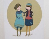 Best Friends Card // Premium Recycled Card