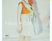 Golden Girl Sleeveless Peter Pan Collar Dress Spring Summer Collection by Fleur and Dot