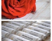 Lip Balm Set - Set of 12 Lip Balm Tubes Your Choice, Bridesmaid Gift, Wedding Favor, Stocking Stuffer