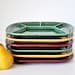 Mid Century Divided Plates Ceramic