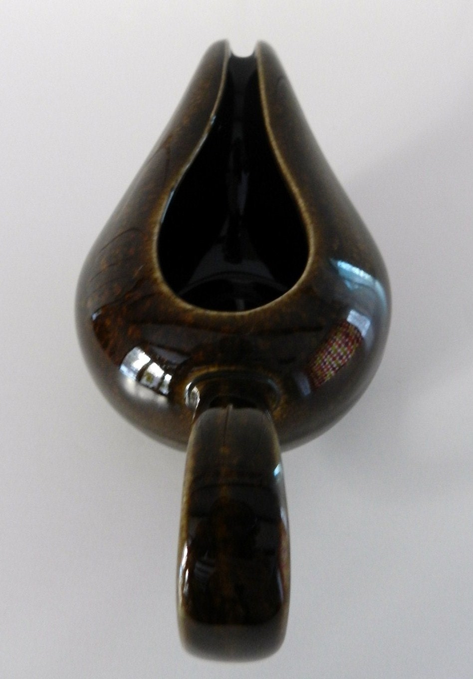 Mid Century Vintage Russel Wright Black Chutney American Modern Creamer Black Chutney