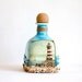 Secret of the Sea, Beach Wedding Decor, Tabletop Centerpiece, Liquor Bottle, Upcycled Patron Bottle, ohtteam summer decor, Beach and Shells