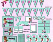 Mermaid Party Decorations- Printable Mermaid Birthday Party Decorations PDF/JPEG Il_170x135