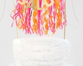 Fringe Cake Topper