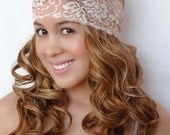 Turban Headband Lace Headband Lace Turban Stretchy Lace headwrap cute headband women headband teens headband yoga turban workout headband