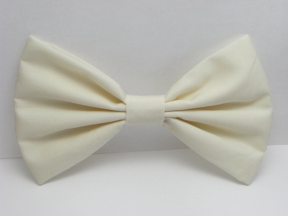 Ivory Bow Clip Ivory Hair Bow Clip - Cream bow Ivory Big Bows White Fabric Bow Baptism Hair bow for teens women bows handmade bow basic bow