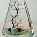 Marimo Aquatic Terrarium // Japanese Moss Ball Aquarium // Flat Vase // Sea Fan // Sea Glass // Green Gift // Home Decor
