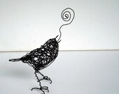 STUNNING SPIRAL - Original Handmade Wire Bird Sculpture