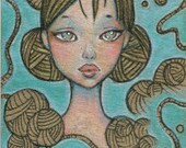 ACEO original color pencil drawing 9 of 20