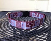 Dog Collar Made from Texas A&M Ribbon