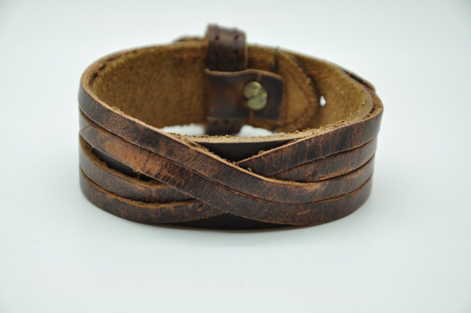 Friendship Punk Adjustable Brown Leather Woven Bracelets mens bracelet Gifts for Men Unisex Bracelet 2112S
