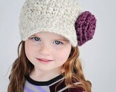 Crochet Hat, Baby Hat, Newsboy Hat, Spring Hat