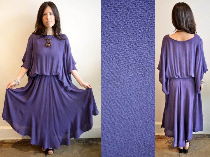 Moroccan Lavender Dress with Pockets