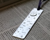 Metal Stamped Personalised Bookmark - I Love You to the Moon and Back
