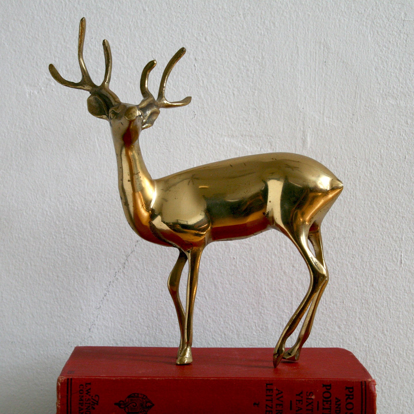 Vintage Brass Deer