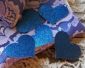 100 ROYAL BLUE Confetti HEARTS Wedding Decorations