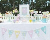 EASTER Printable Set - Includes Cupcake Toppers, Favor Tags, Candy Wrappers, Party Sign and more Il_170x135