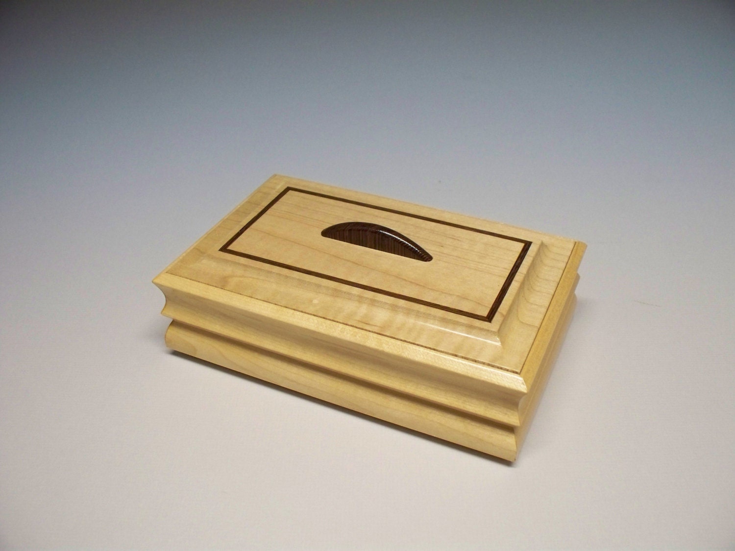 Wood  Desk  Box -  Maple & Wenge