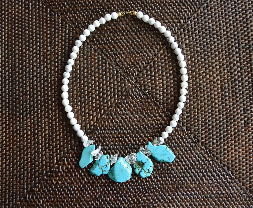 Turquoise Nugget Necklace