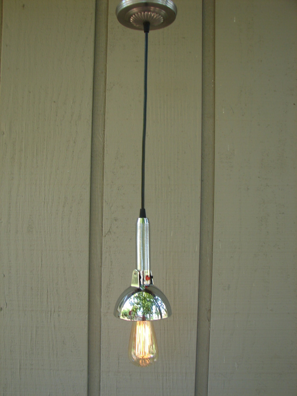 Vintage Flashlight Pendant Light 1