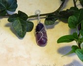 Amethyst Silver Pendant