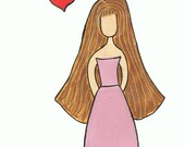 Valentine's Loving Thoughts Art Print
