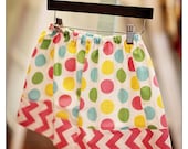 Spring Easter children girl toddler skirt Chevron pastel  sz 12m, 18, 2tm, 3t, 4t
