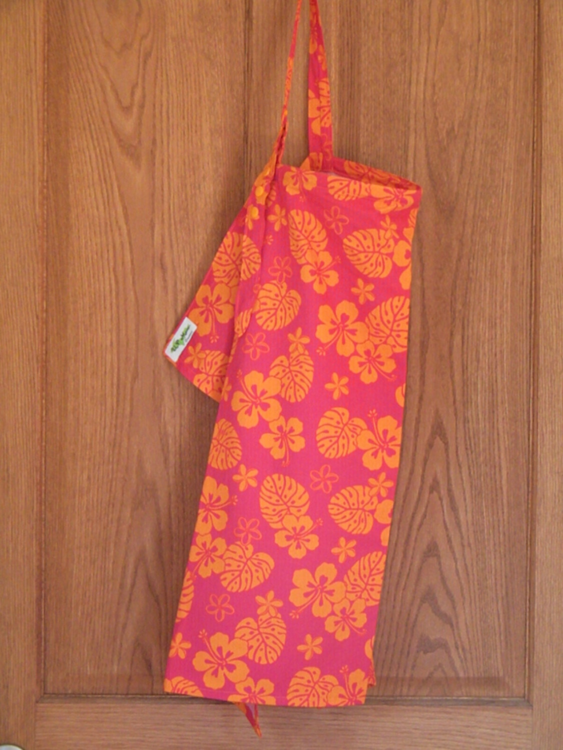 Pink and Orange Tropical Hibiscus Nursing Cover