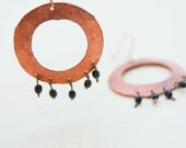 Bohemian Gypsy Style Dangle earrings - Copper Handmade Jewelry