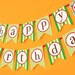 Caterpillar Birthday Party - DIY PRINTABLE Happy Birthday Banner - Instant Download - design by venspaperie - PS820CA1e