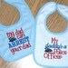 Baby Boy Bib Set - Police Officer Daddy
