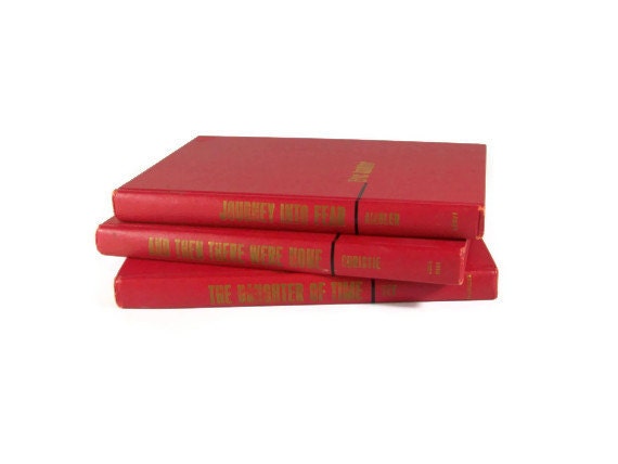 Red Book Collection Red Book Bundle Decorative Instant Library Collection