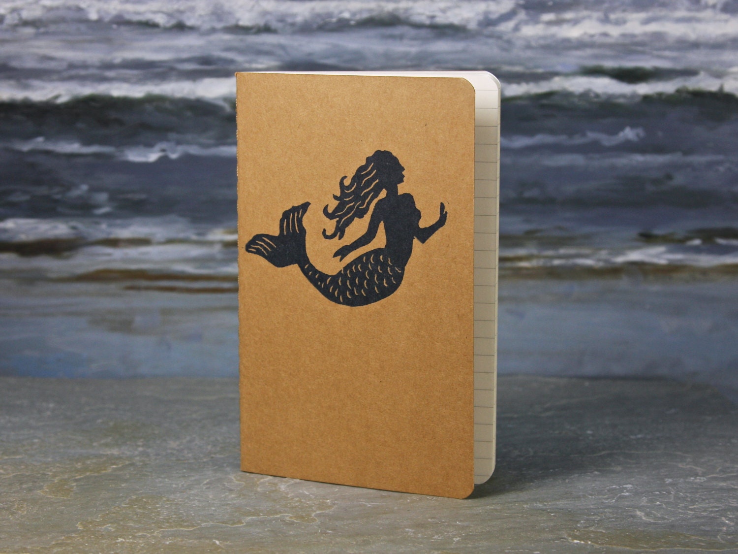 Mermaid, siren of the Ocean, Lady of the Sea. Moleskine journal, notebook.  Sailing