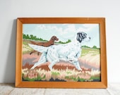 Paint by Number - Framed Dogs Hunting Vintage Art