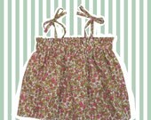 Liberty Print Baby Sun-top