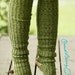 Yoga and dance boot socks leg warmers - Green knitted comfortable warm colorful Accessories Women europeanstreetteam