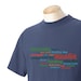 Koolie in Words Garment Dyed Cotton T-shirt