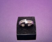 Sterling Silver Wrap Around Ring, Handmade Silver Double Thumb Ring, Sterling Silver Ring