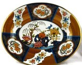 50% OFF Vintage Daher Decorated Floral Tin Plate - England