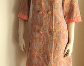 60s Kloster Kjoler Denmark psychedelic mini dress vintage Bust 36