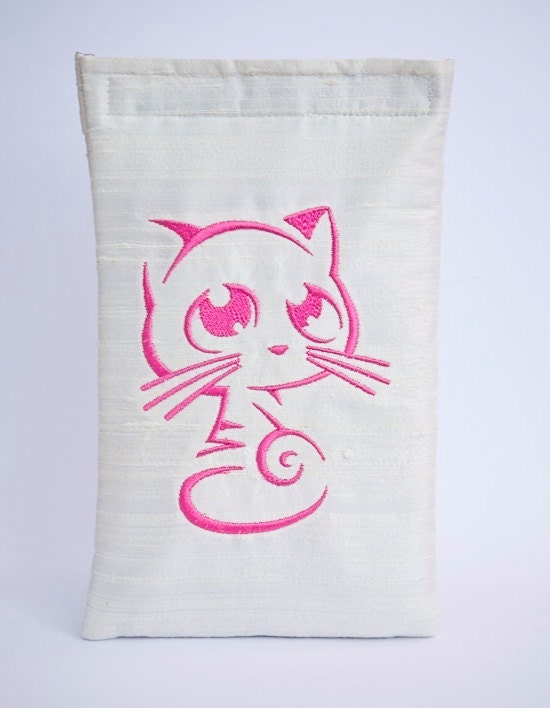 Cat Kindle Cover, Pouch, Case, Clutch, Purse, Wallet, Silk E Reader Case, Kitten Design