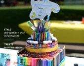 PARTY PLAN - Kids Rainbow Art Theme Birthday Party Plan For A One To Ten Year Old Boy or Girl, Printable Tutorial, Instant Download Il_170x135