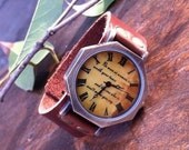 Retro style watch, Lady wrist watch bracelet, Men Wrist  Watch, Handmade Women's Watch,Men wrist watch  PB0168