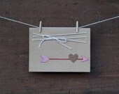Heart and Arrow Cards // Set of 8