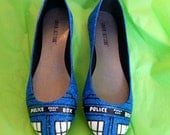Doctor Who- TARDIS Glitter Shoes