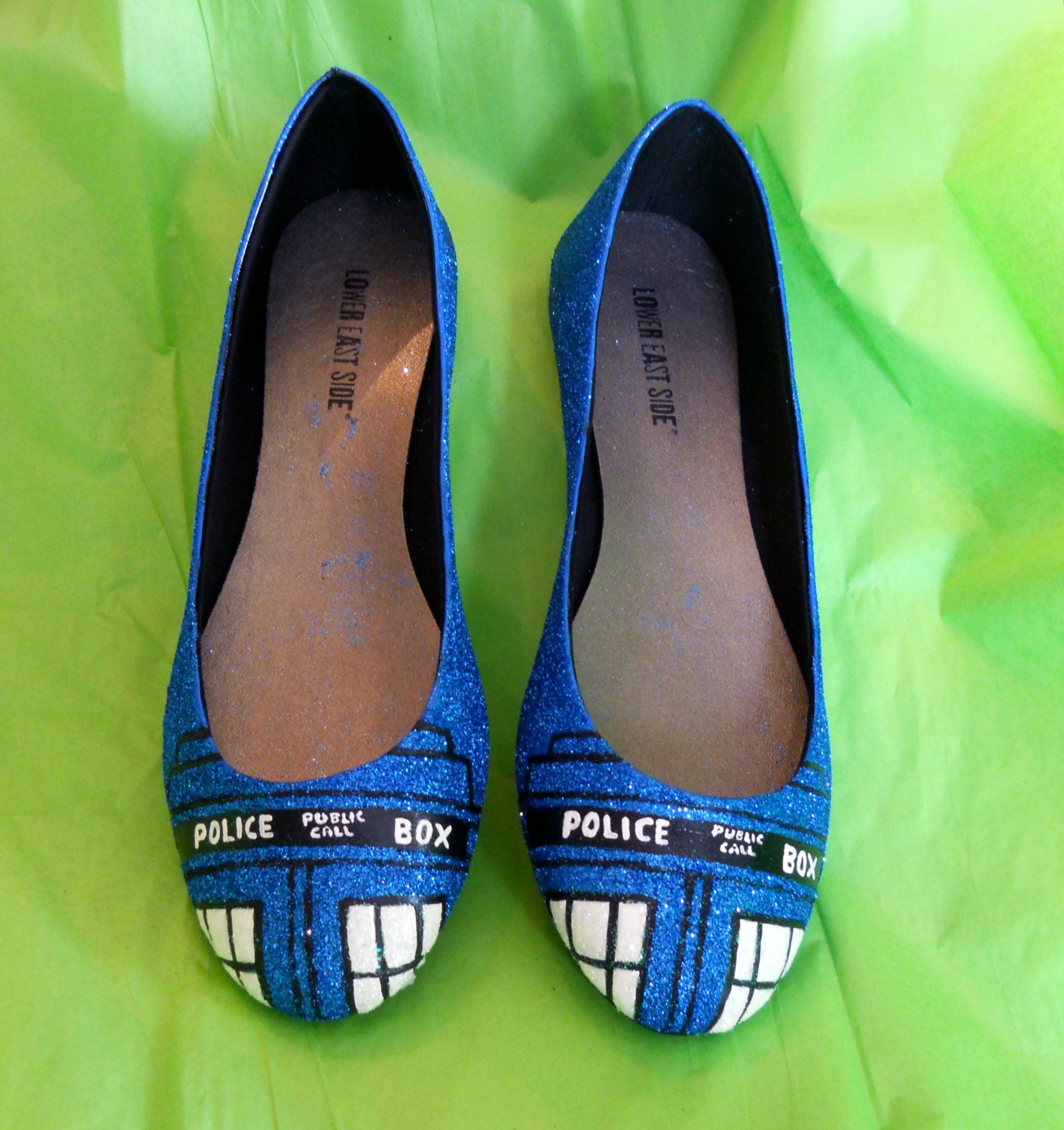 Doctor Who- TARDIS Glitter Shoes