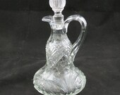 Vintage Cut Glass Cruet